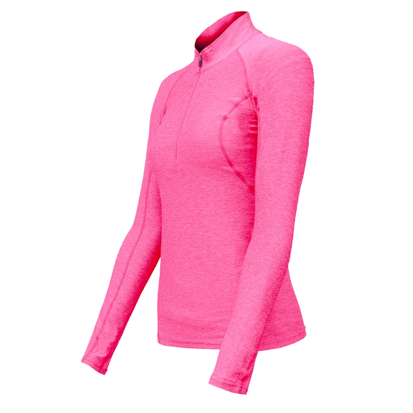 Polera Dry Fit Manga Larga Con Cierre Pale Mujer