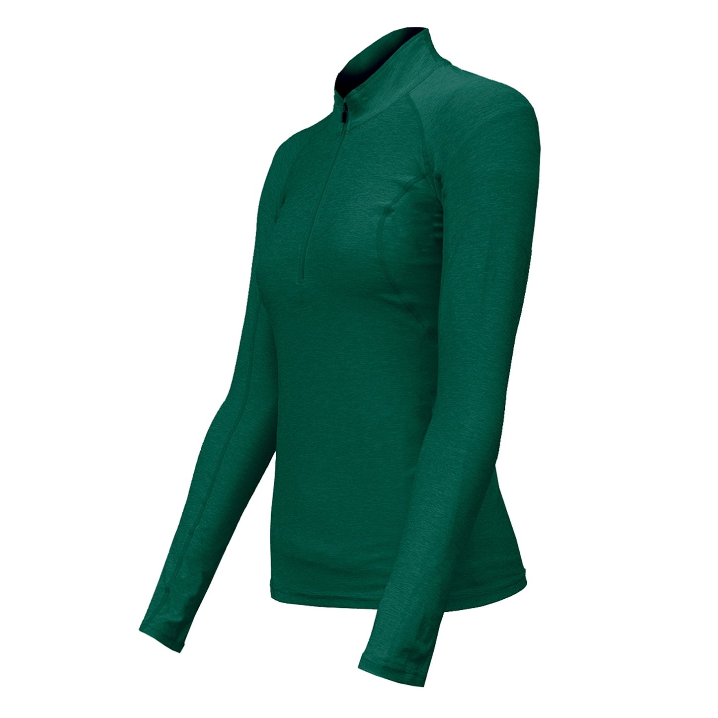 Polera Dry Fit Manga Larga Con Cierre Pale Mujer