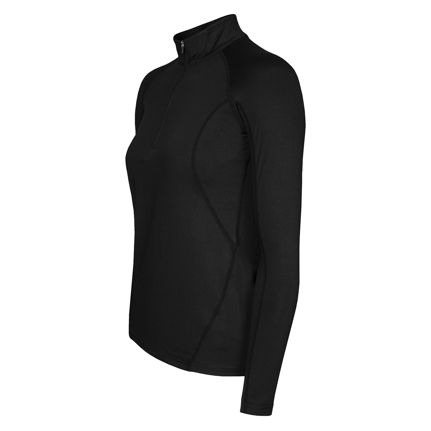 Polera Dry Fit Manga Larga Con Cierre Pale Mujer