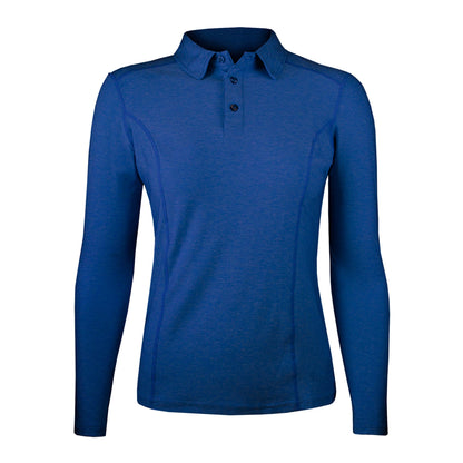 Polera Dry Fit Manga Larga Con Cuello Pale Mujer