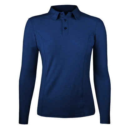 Polera Dry Fit Manga Larga Con Cuello Pale Mujer