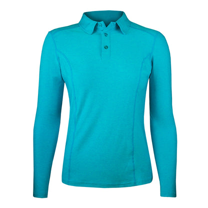 Polera Dry Fit Manga Larga Con Cuello Pale Mujer