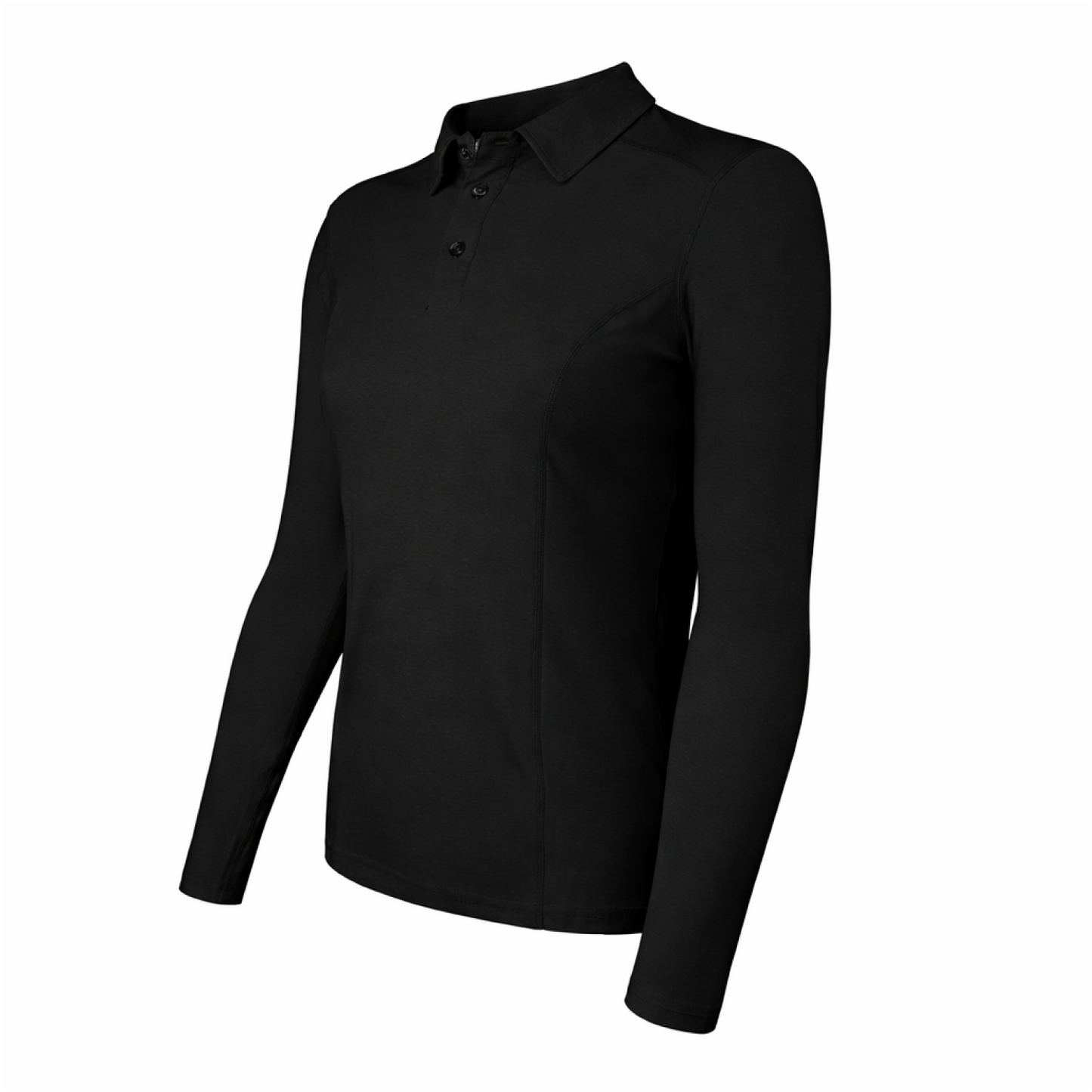 Polera Dry Fit Manga Larga Con Cuello Pale Mujer
