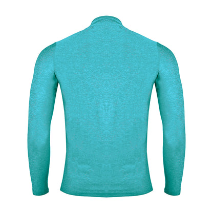 Polera Dry Fit Manga Larga Con Cierre Pale Hombre