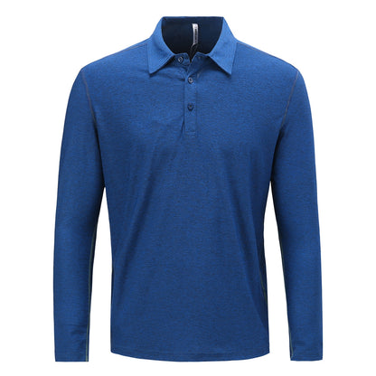 Polera Dry Fit Manga Larga Con Cuello Pale Hombre