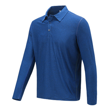 Polera Dry Fit Manga Larga Con Cuello Pale Hombre