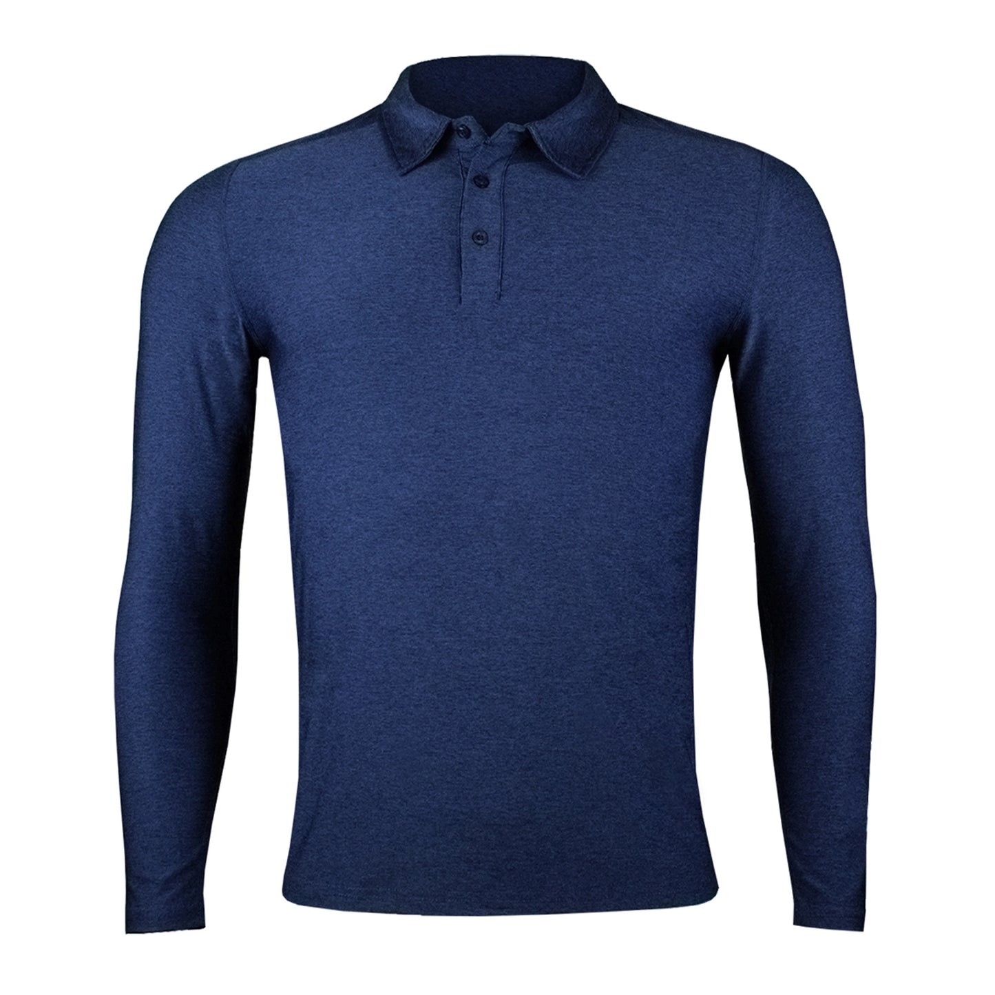 Polera Dry Fit Manga Larga Con Cuello Pale Hombre