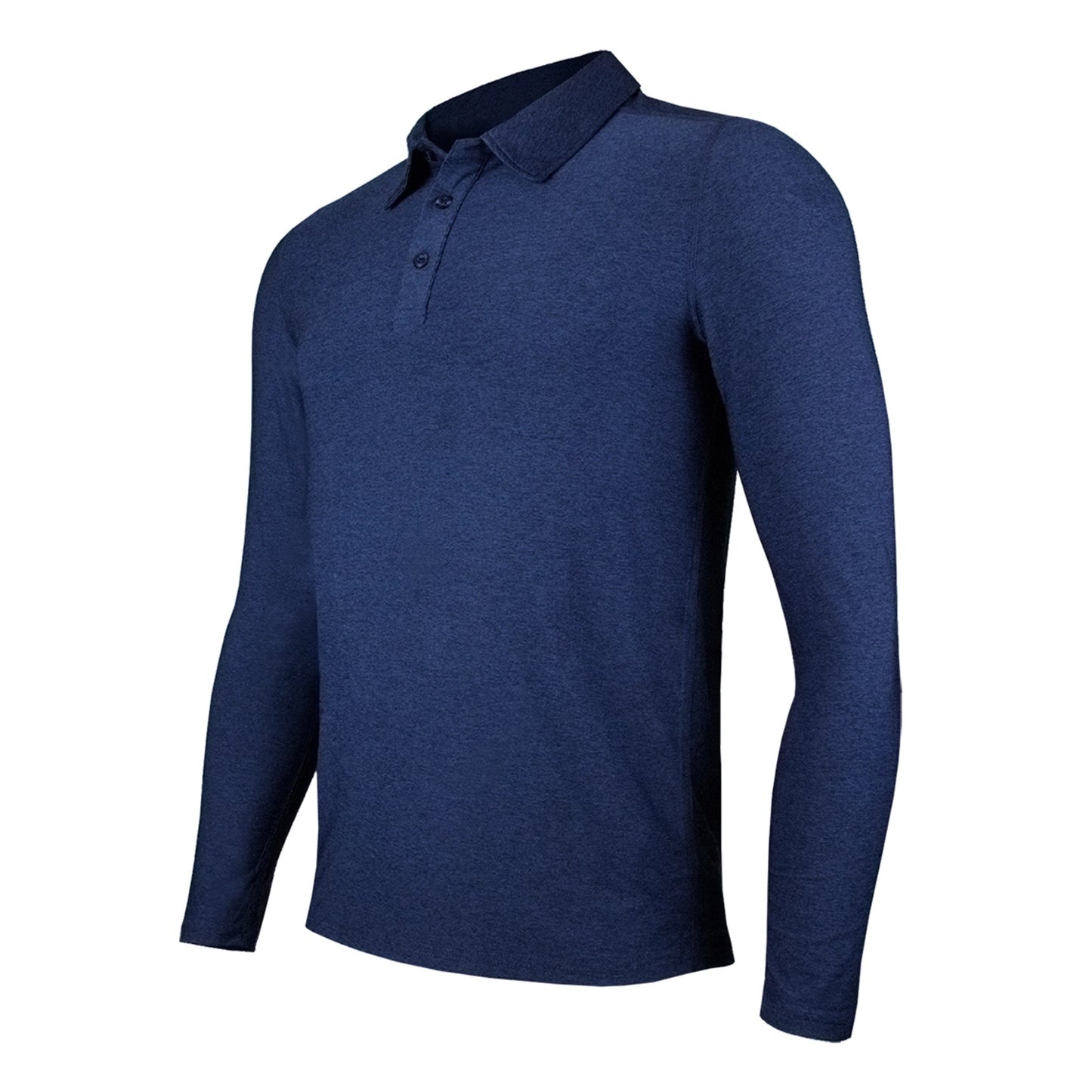 Polera Dry Fit Manga Larga Con Cuello Pale Hombre