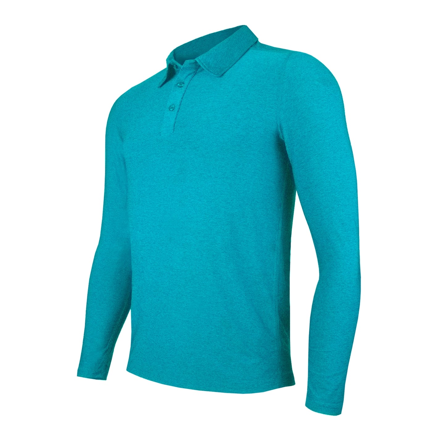 Polera Dry Fit Manga Larga Con Cuello Pale Hombre