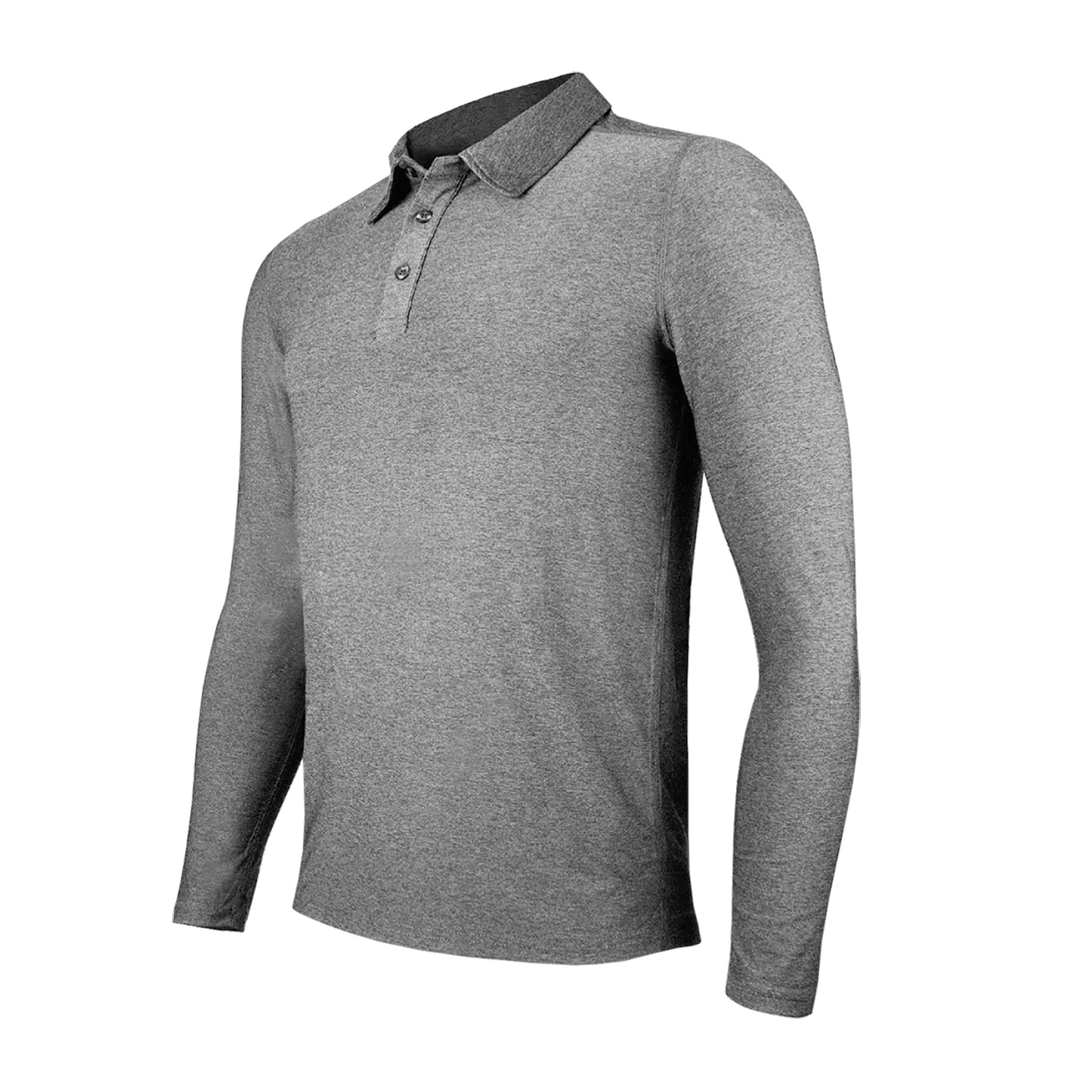 Polera Dry Fit Manga Larga Con Cuello Pale Hombre