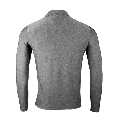 Polera Dry Fit Manga Larga Con Cuello Pale Hombre