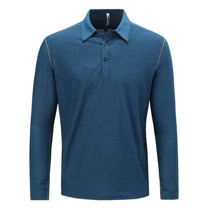 Polera Dry Fit Manga Larga Con Cuello Pale Hombre