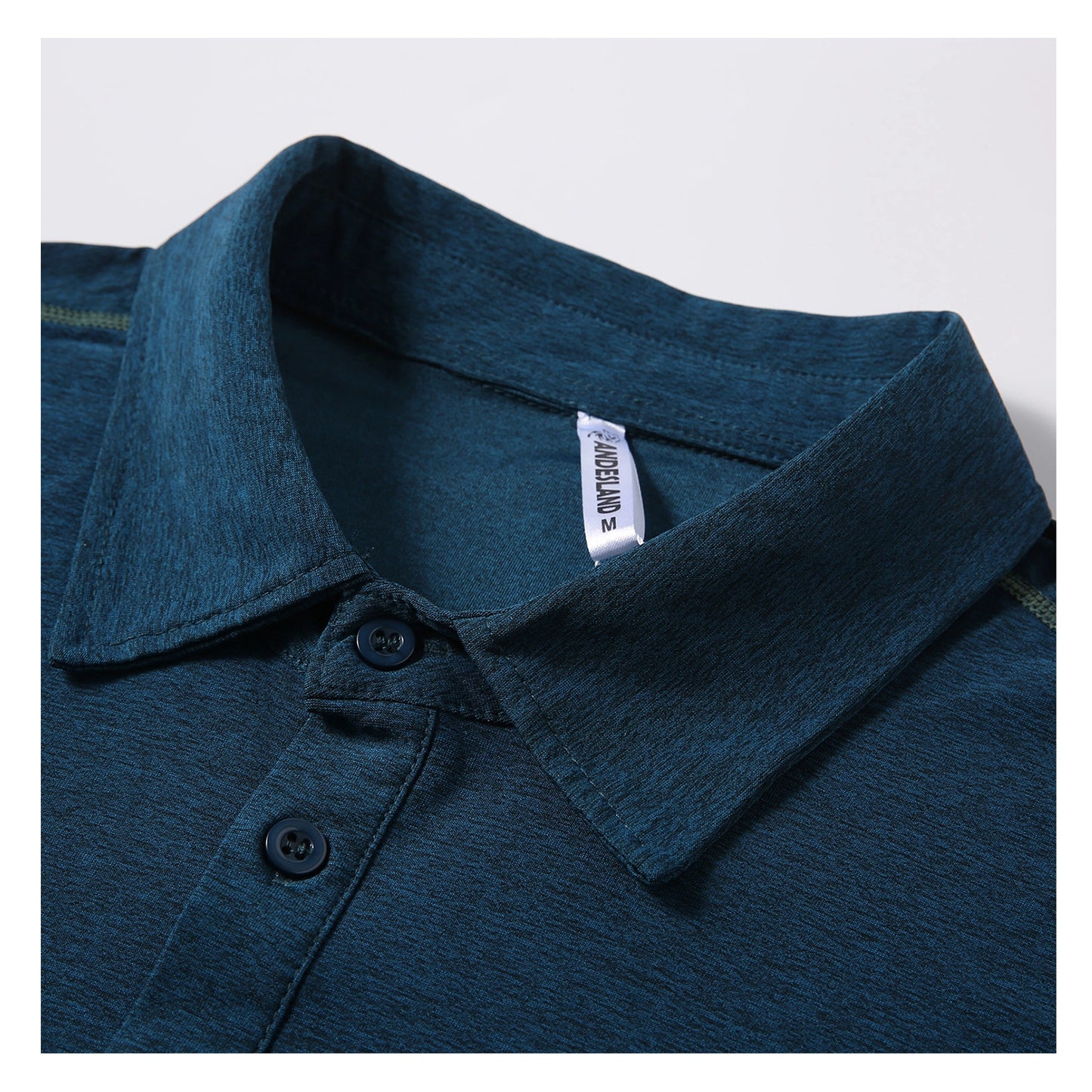 Polera Dry Fit Manga Larga Con Cuello Pale Hombre