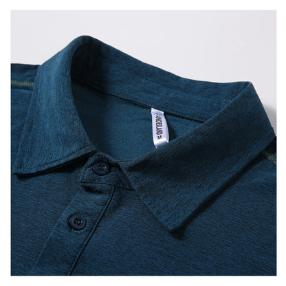 Polera Dry Fit Manga Larga Con Cuello Pale Hombre