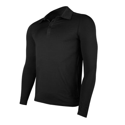 Polera Dry Fit Manga Larga Con Cuello Pale Hombre