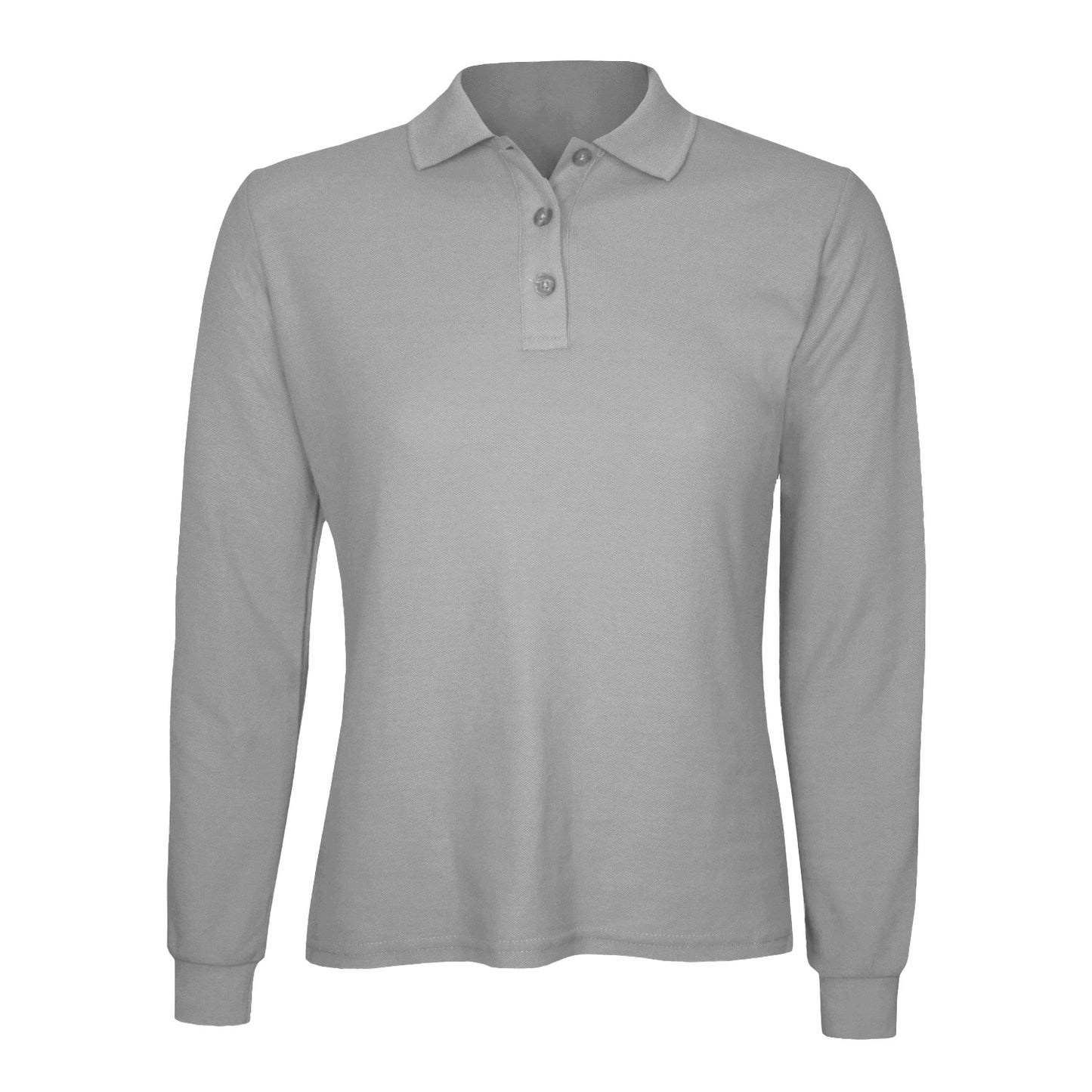 Polera Algodón Pique Manga Larga Velox Mujer