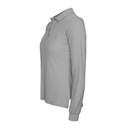 Polera Algodón Pique Manga Larga Velox Mujer