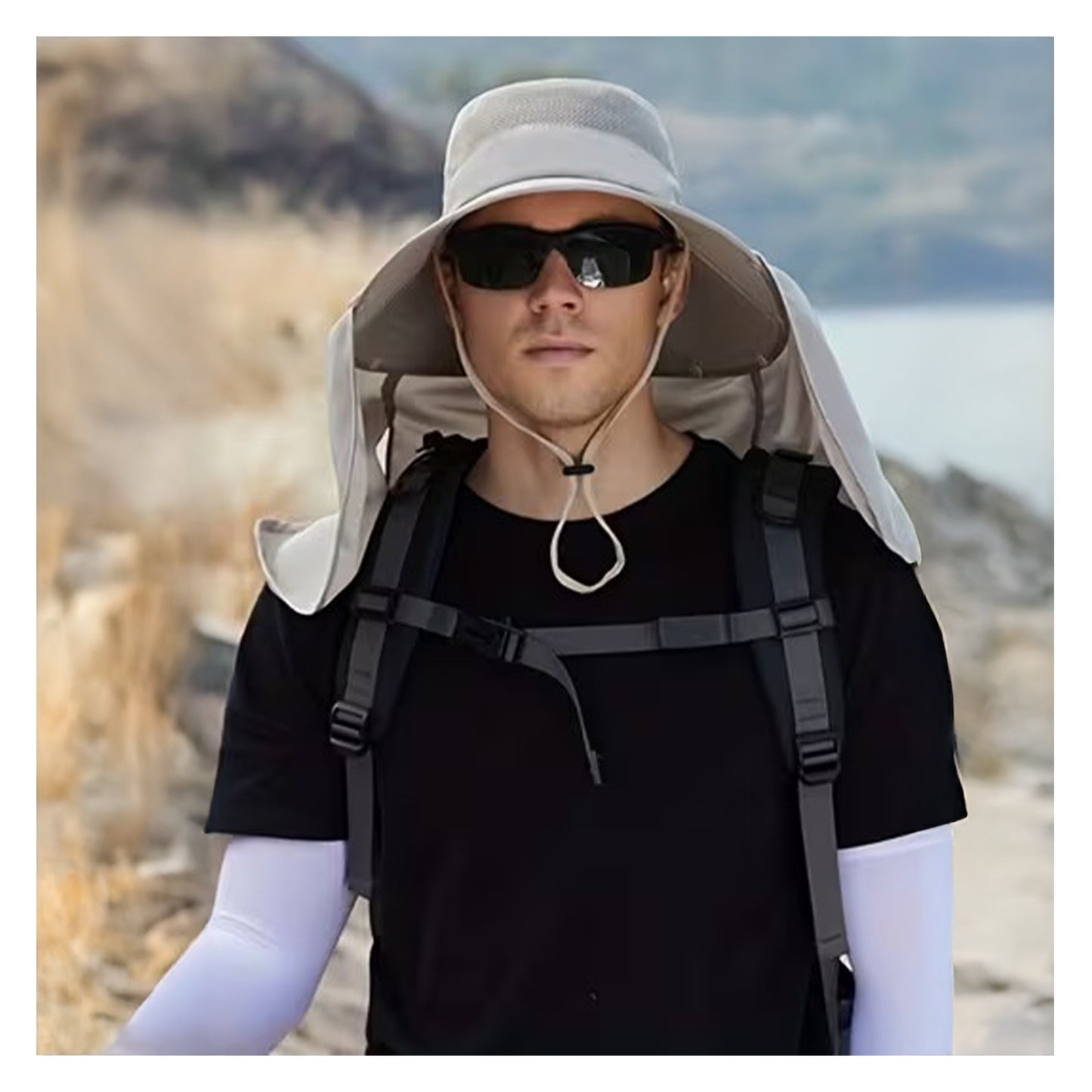 Sombrero Outdoor Pescador con Solapa Desmontable UPF50 Unisex