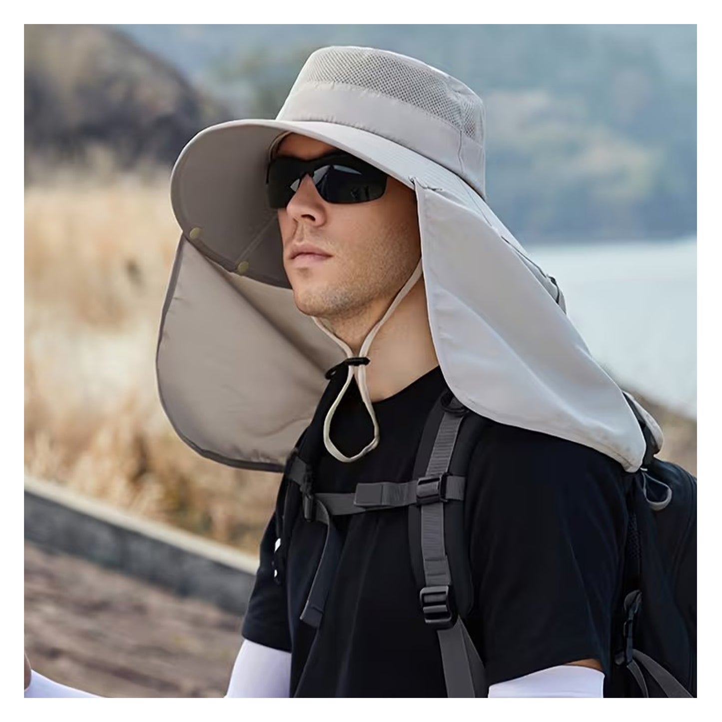 Sombrero Outdoor Pescador con Solapa Desmontable UPF50 Unisex