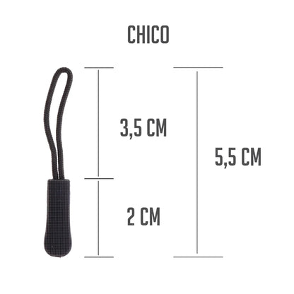 Tirador Para Cierre Con Cordón X 100 Unidades