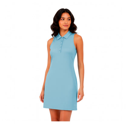 Vestido Deportivo Con Cuello Light Bare Mujer