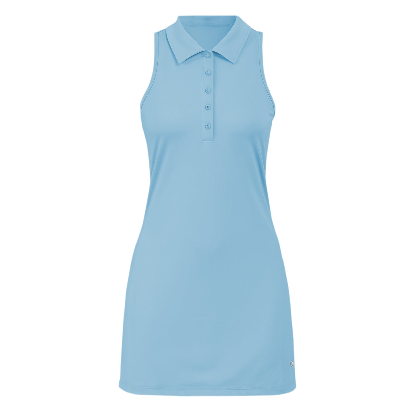 Vestido Deportivo Con Cuello Light Bare Mujer