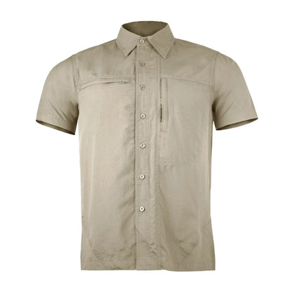 Camisa Outdoor Manga Corta UPF50 Ripstop Fénec Hombre