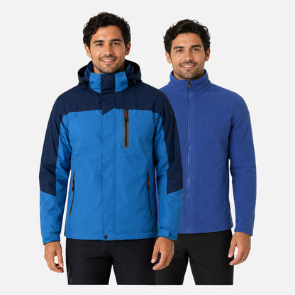 Chaqueta 3 en 1 Desmontable Bicolor Bengala Hombre