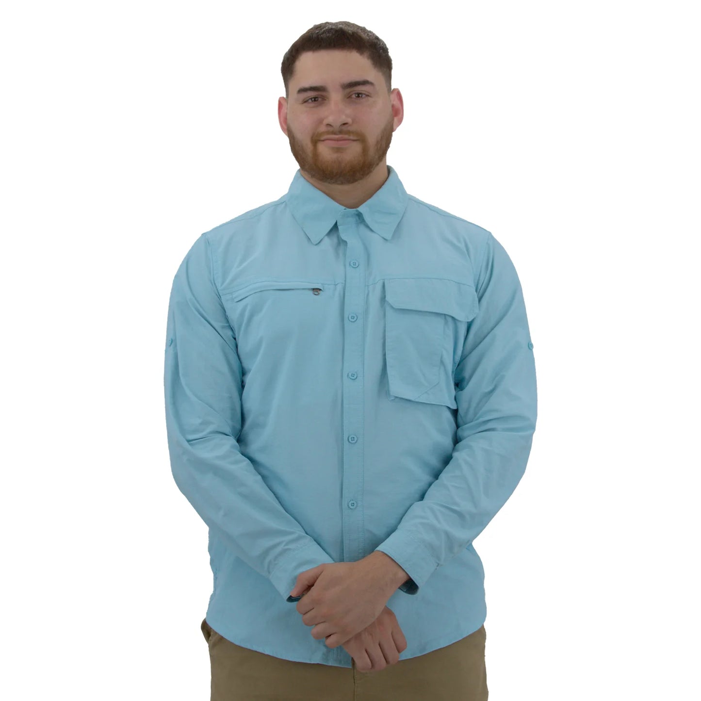 Camisa Trekking Ripstop Manga Larga UPF50 Fénec Hombre